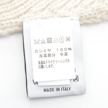 Berluti Herringbone Cashmere Scarf Beige