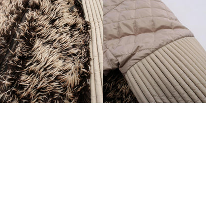 LOUIS VUITTON Paneled Mohair Blend Coat Size 36