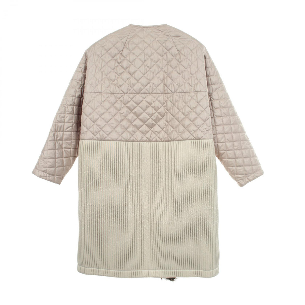 LOUIS VUITTON Paneled Mohair Blend Coat Size 36
