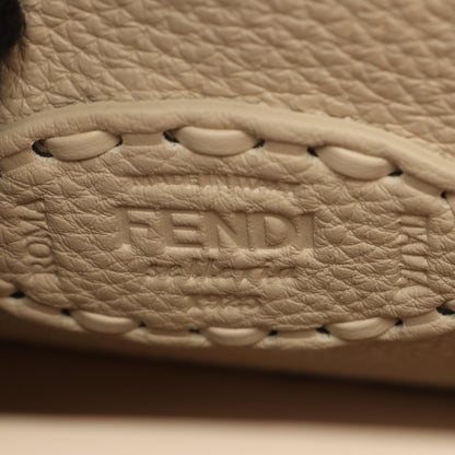 FENDI Peekaboo ISeeU Small Handbag White