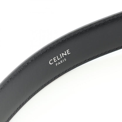 CELINE Medium Triomphe PVC Belt Black Size 95