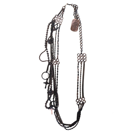 Jean Paul GAULTIER Rosary Gothic Layered Necklace