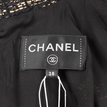 CHANEL Wool Nylon Midi Dress Size 38