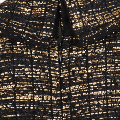 CHANEL Wool Nylon Midi Dress Size 38