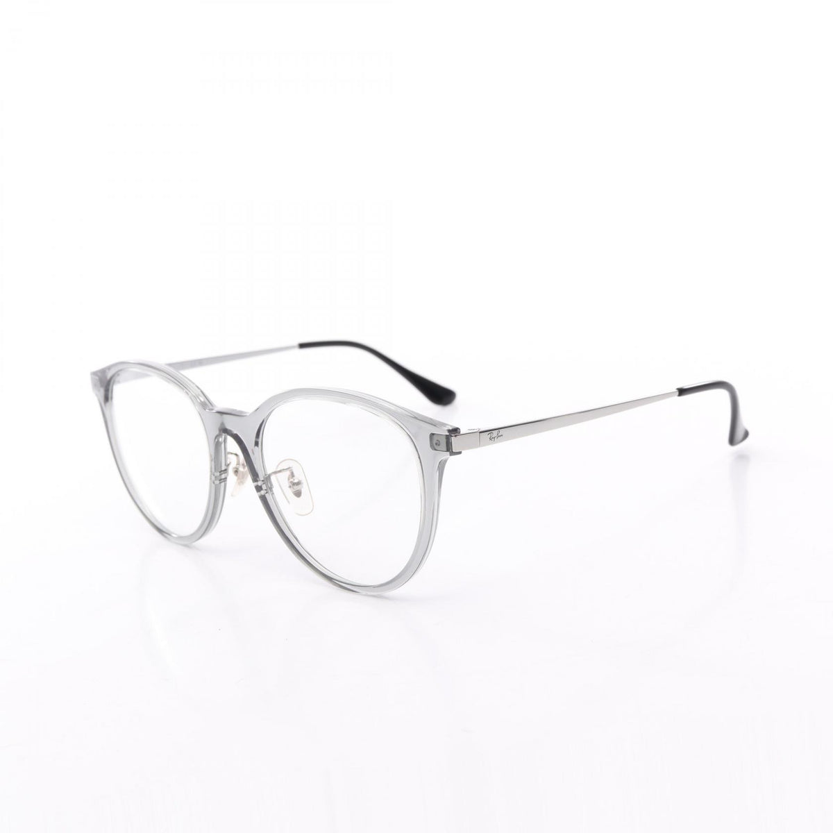 Ray-Ban Plastic Gray Silver Black Sunglasses
