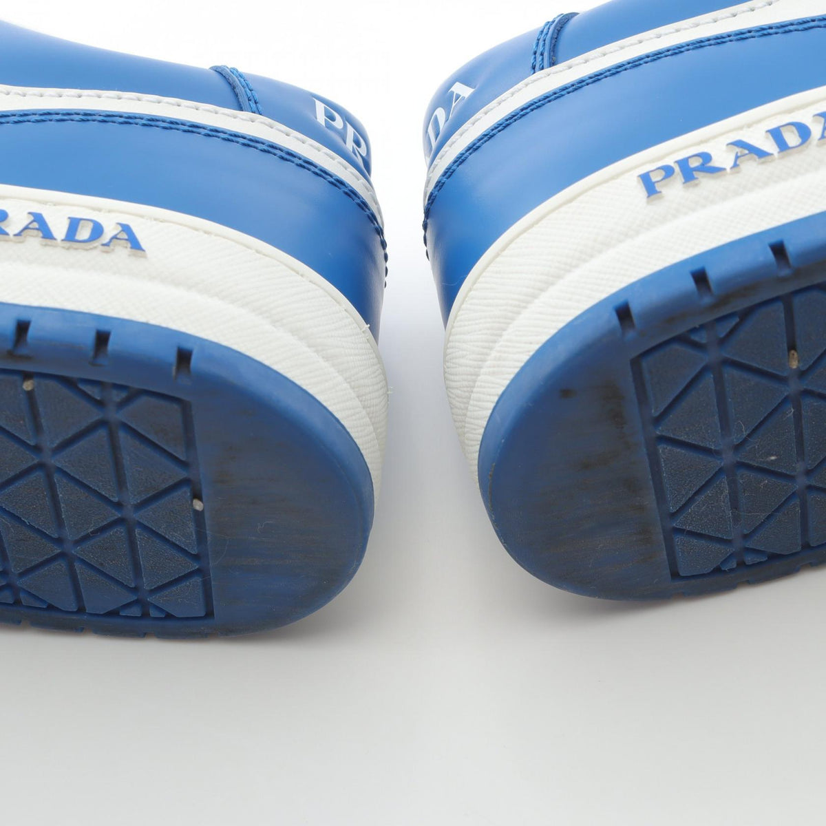 PRADA Downtown Leather Sneakers Size 37.5