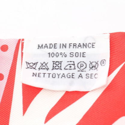 HERMES ASTROLOGIE A POIS Silk Scarf Red