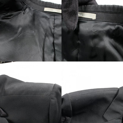 Dior Vanitas Skull Flower Wool Blazer Black Size 46