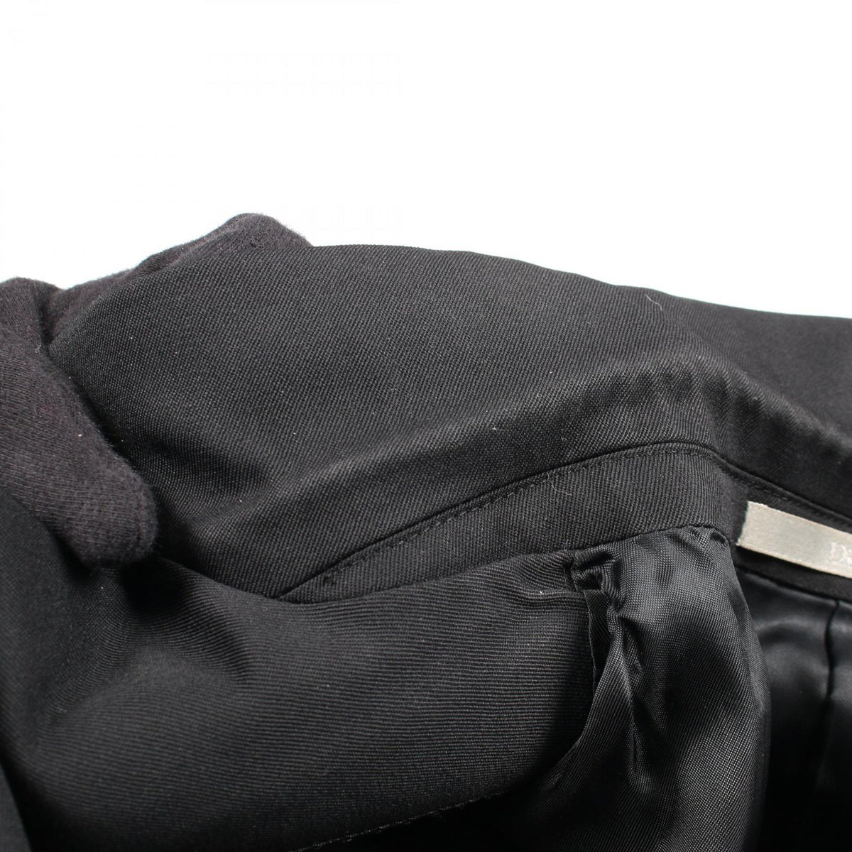 Dior Vanitas Skull Flower Wool Blazer Black Size 46
