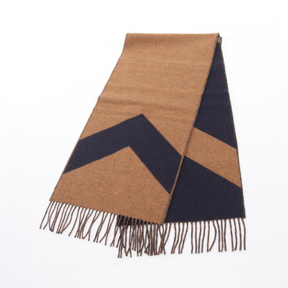HERMES Cazac Chevron Cashmere Scarf