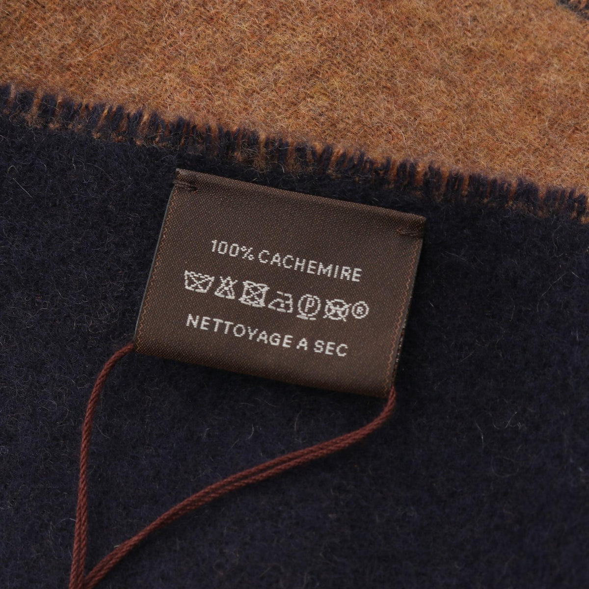 HERMES Cazac Chevron Cashmere Scarf