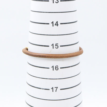 HERMES Jumbo Gold Plated Leather Bracelet