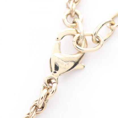 CHANEL Coco Mark Gold Rhinestone Necklace