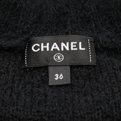 CHANEL Camellia Silk Cashmere Wool Sweater Size 36