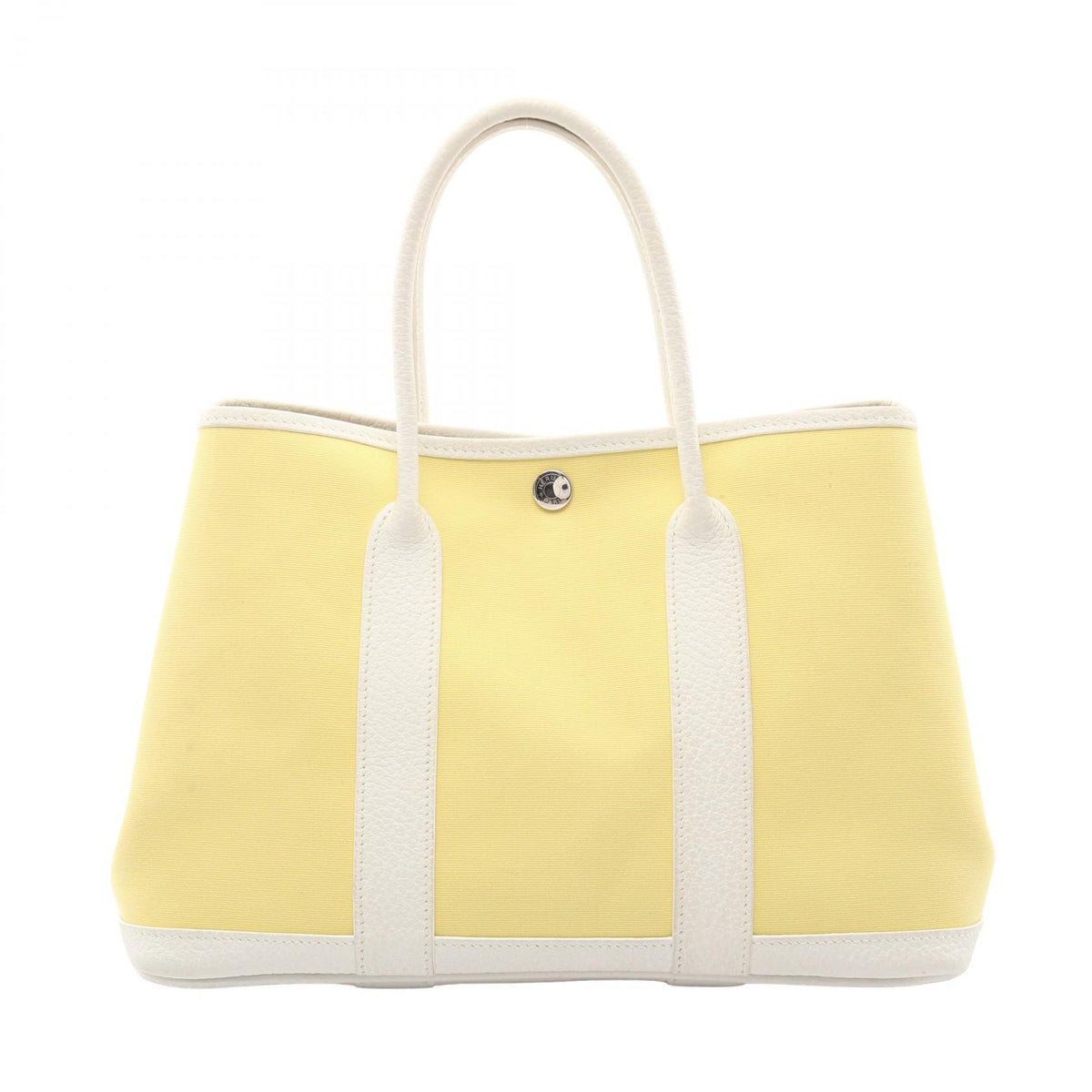 HERMES Garden Party TPM Yellow Tote Bag
