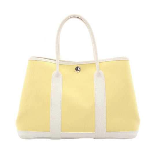 HERMES Garden Party TPM Yellow Tote Bag