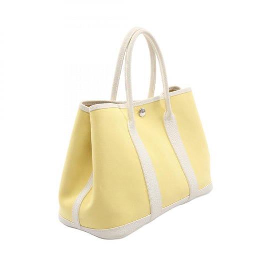 HERMES Garden Party TPM Yellow Tote Bag