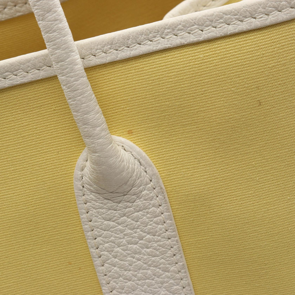 HERMES Garden Party TPM Yellow Tote Bag