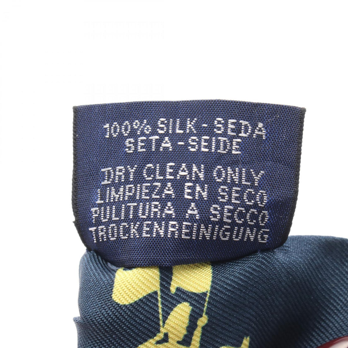 HERMES Twilly Hermes Parade Scarf Blue