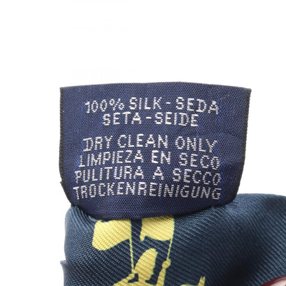 HERMES Twilly Hermes Parade Scarf Blue