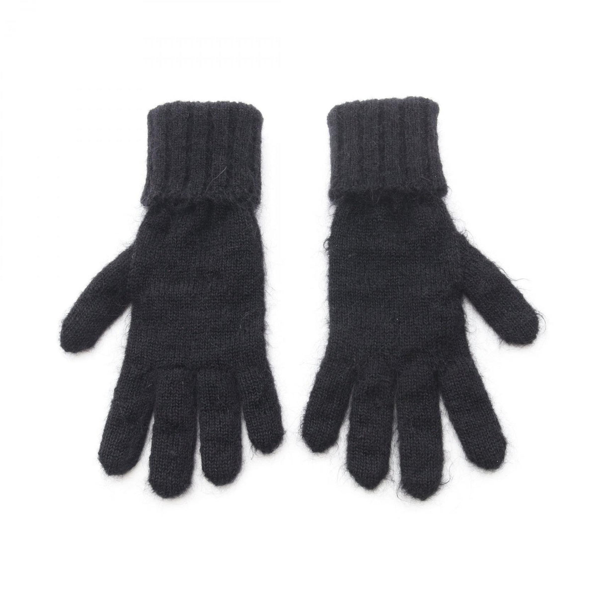 LOUIS VUITTON LV Script Wool Gloves Black