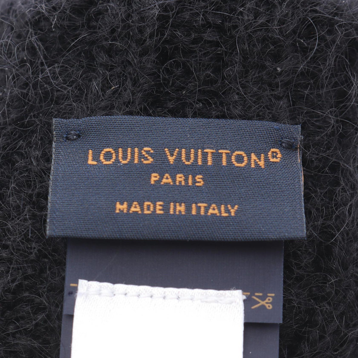 LOUIS VUITTON LV Script Wool Gloves Black