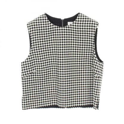 Dior Wool Blouse Black White Size 34