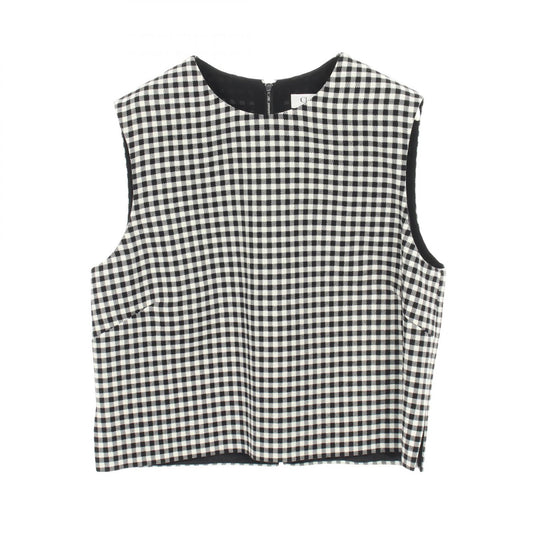 Dior Wool Blouse Black White Size 34