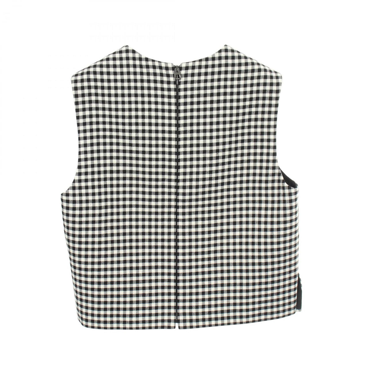 Dior Wool Blouse Black White Size 34