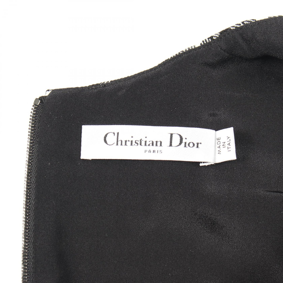 Dior Wool Blouse Black White Size 34