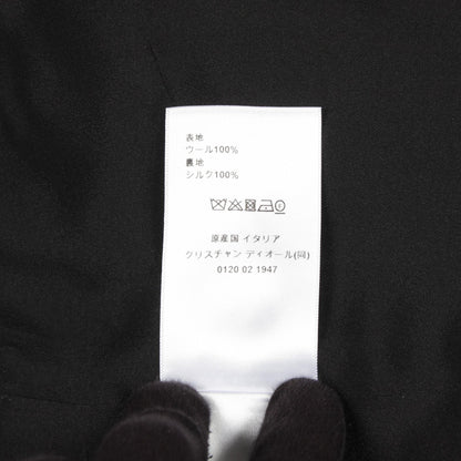 Dior Wool Blouse Black White Size 34