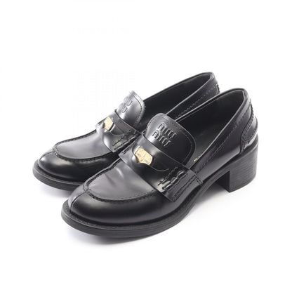 Miu Miu Brushed Leather Loafers Size 36.5