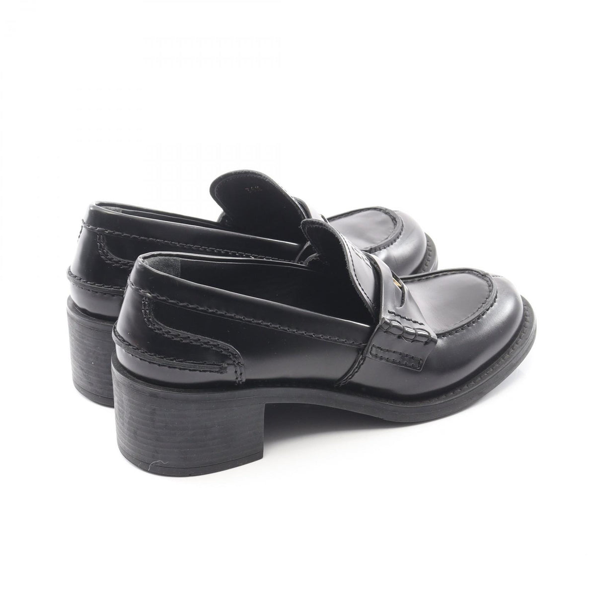 Miu Miu Brushed Leather Loafers Size 36.5