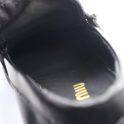 Miu Miu Brushed Leather Loafers Size 36.5