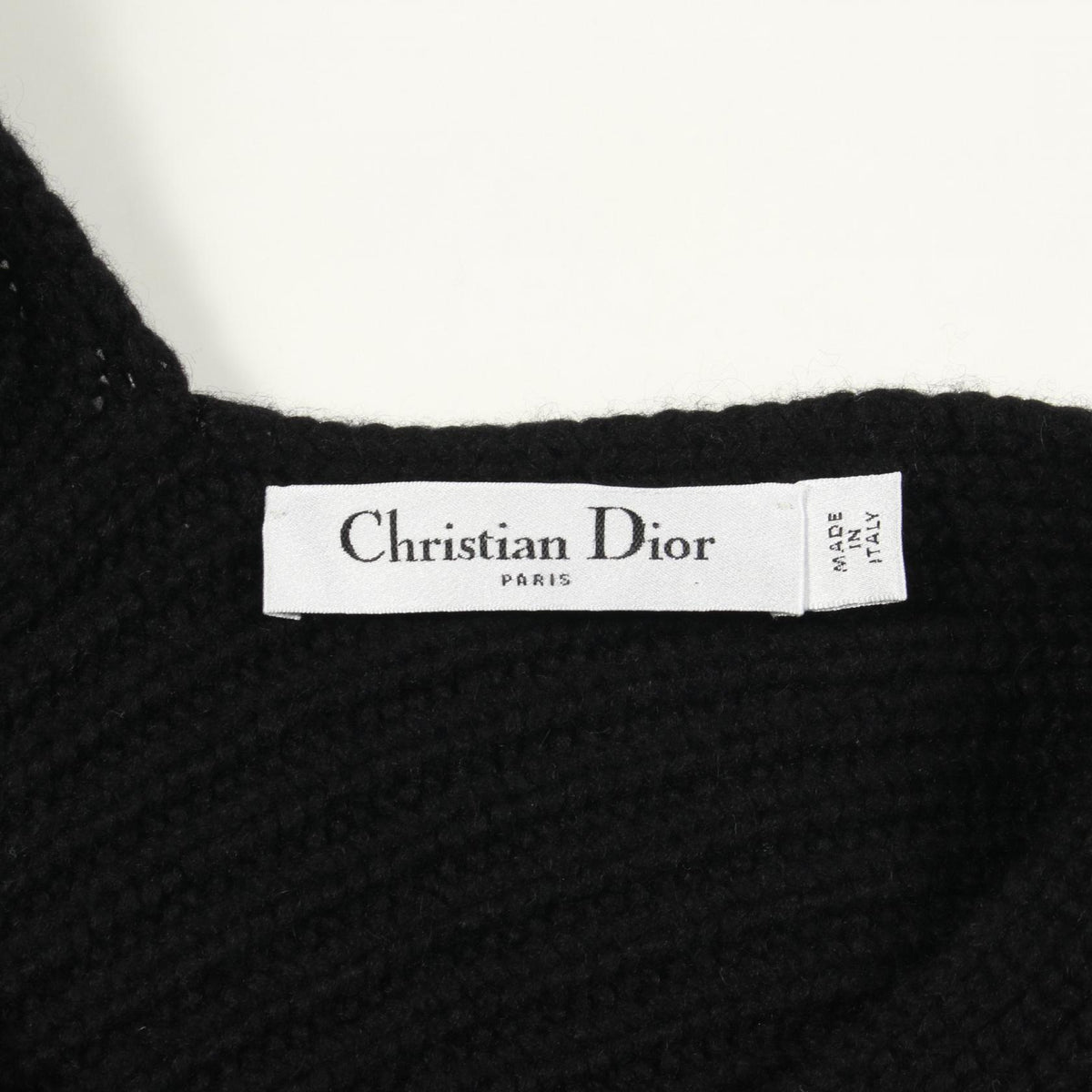 Dior Black Cashmere Cardigan Size S