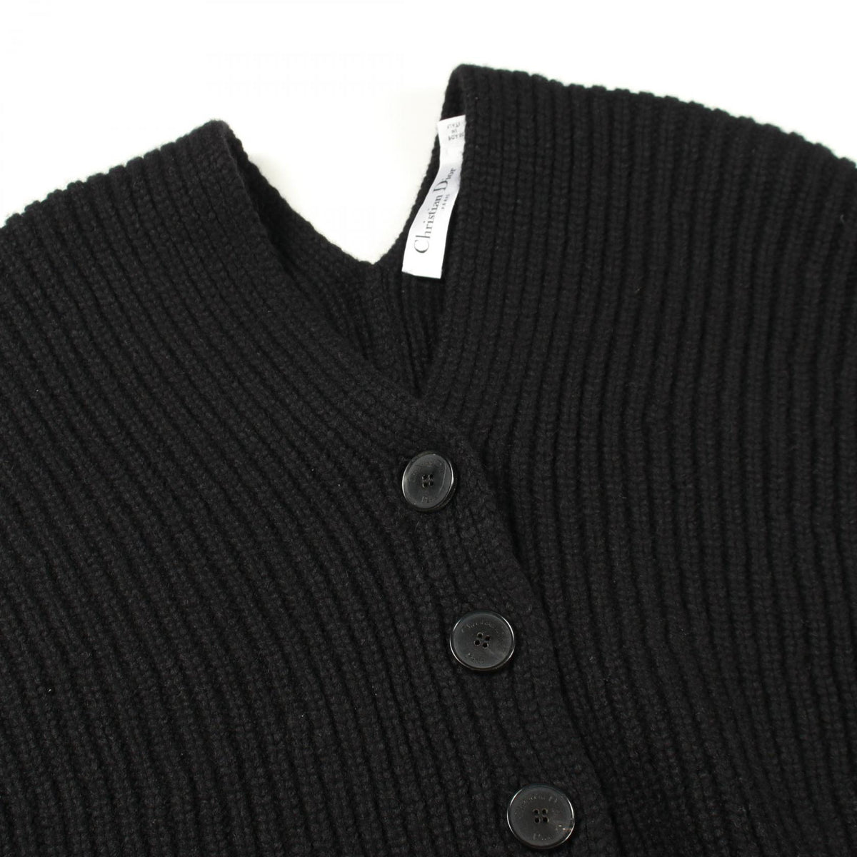 Dior Black Cashmere Cardigan Size S