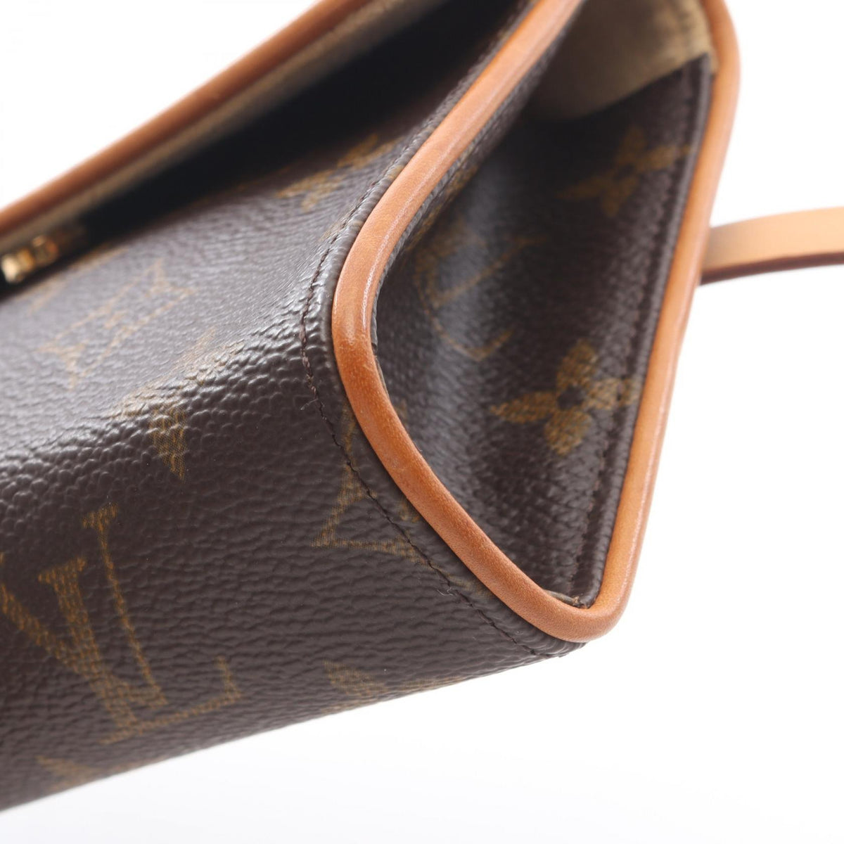 LOUIS VUITTON Pochette Bag Brown