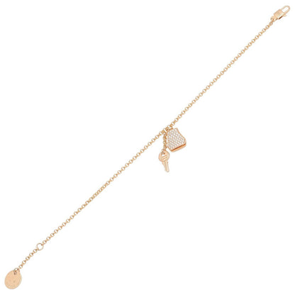HERMES Kelly Clochette Diamond Bracelet
