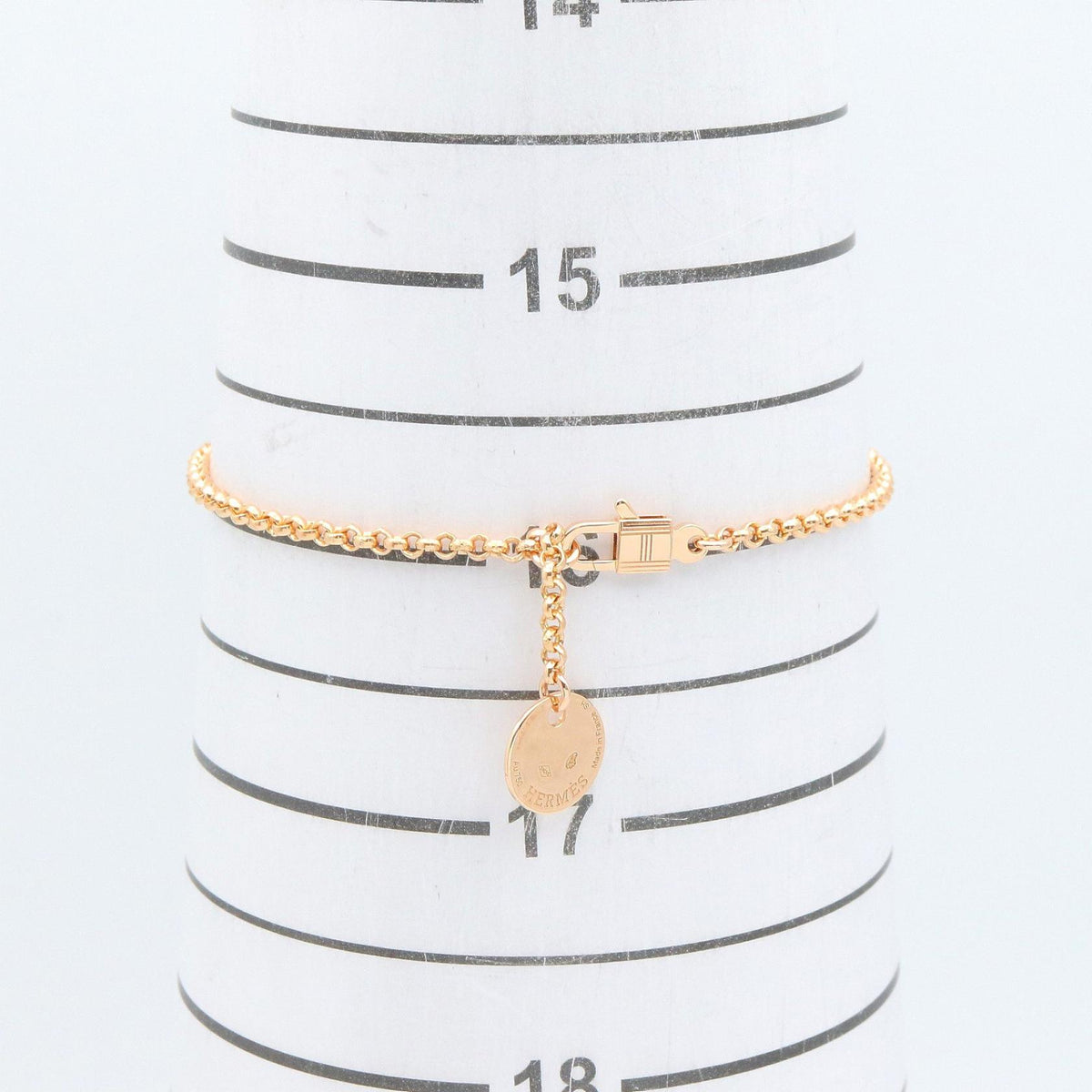 HERMES Kelly Clochette Diamond Bracelet