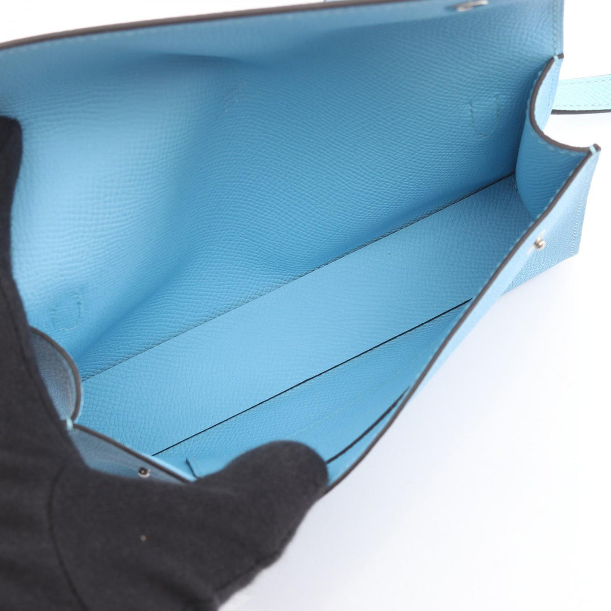 HERMES Nap To Go Veau Epsom Bag Blue