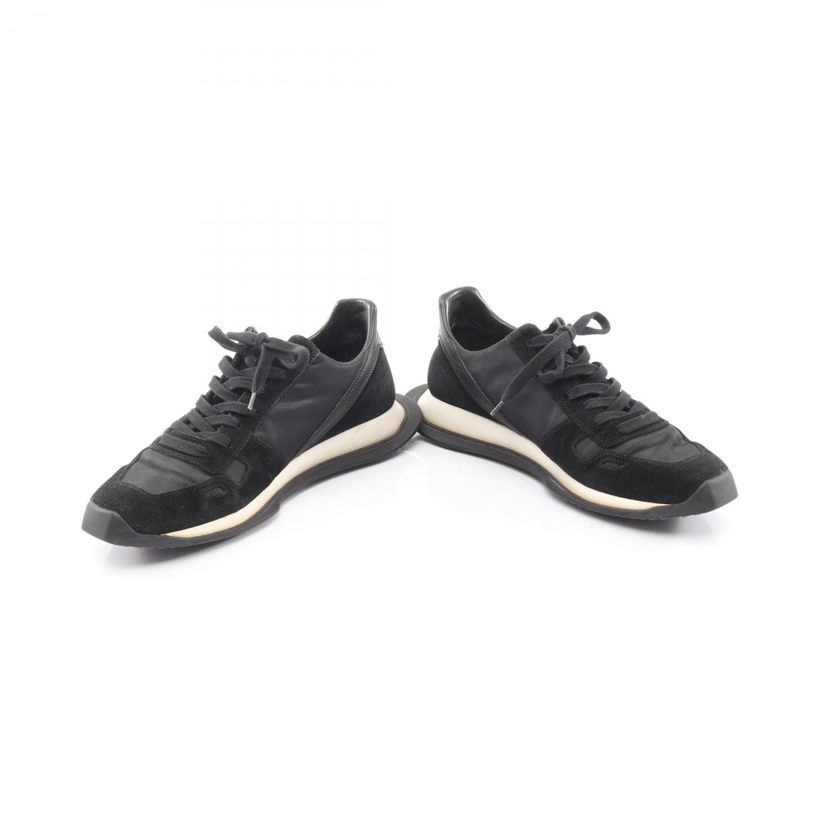 Rick Owens NEW VINTAGE RUNNER LACE Suede Sneakers Size EU 41