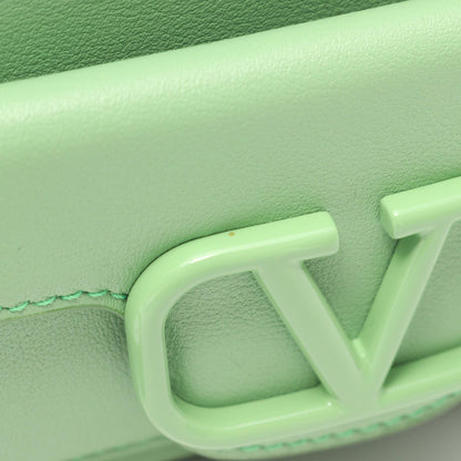 Valentino Garavani VLOGO Leather Bag Green