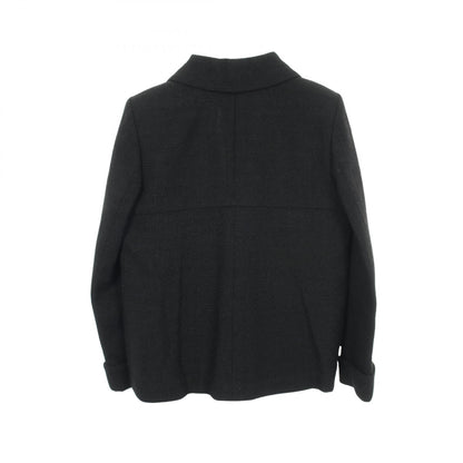 CHANEL Wool Blazer Black Size 36