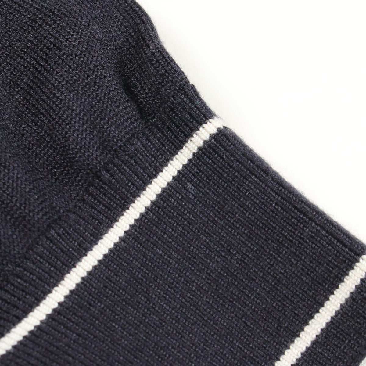 HERMES Chaine d'Ancre Silk Cashmere Cardigan Blue Size 38