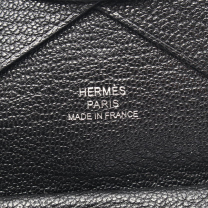 HERMES Calvi Duo Chevre Case U-Stamp