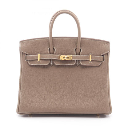 HERMES Birkin 25 Togo Leather Handle Bag