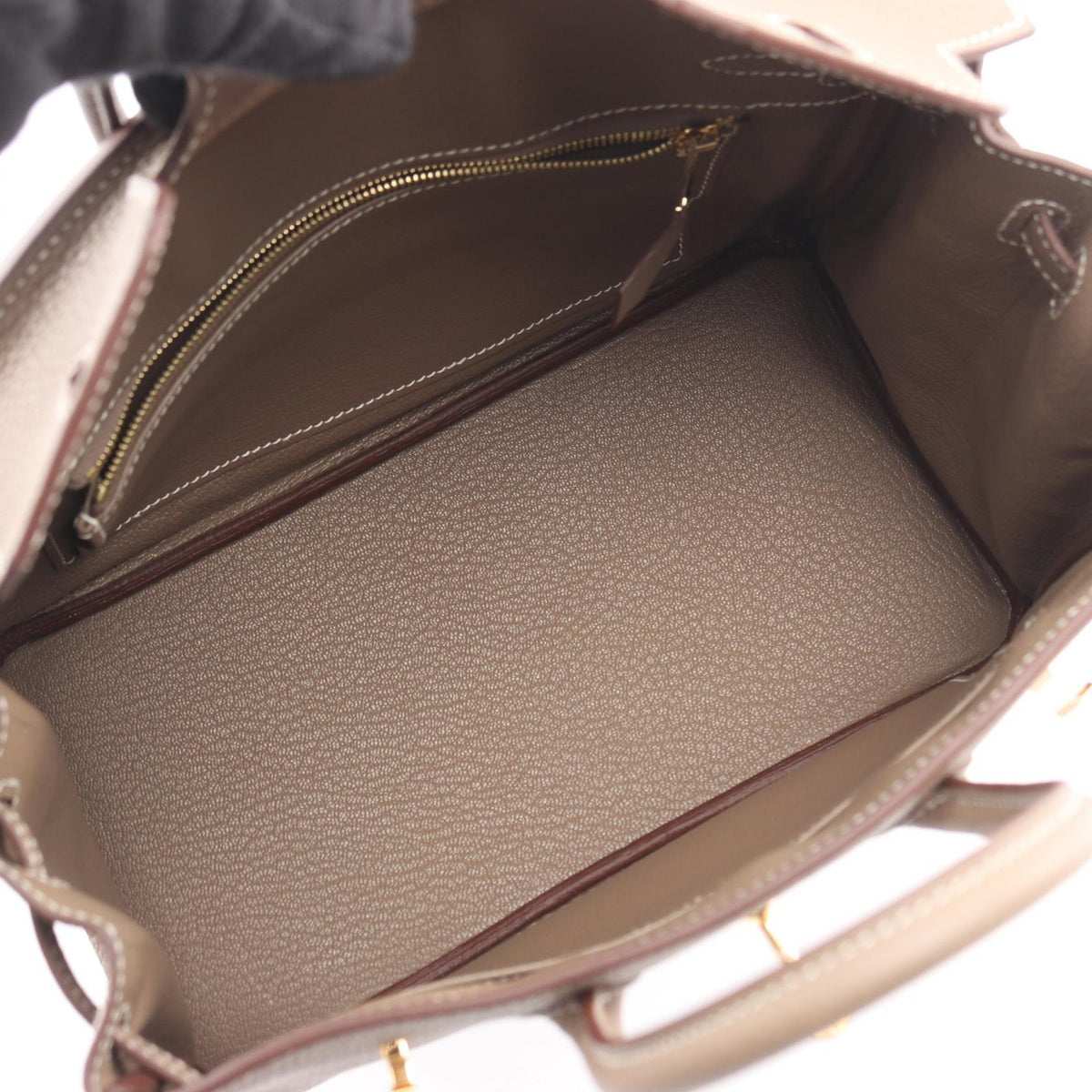 HERMES Birkin 25 Togo Leather Handle Bag