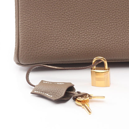 HERMES Birkin 25 Togo Leather Handle Bag