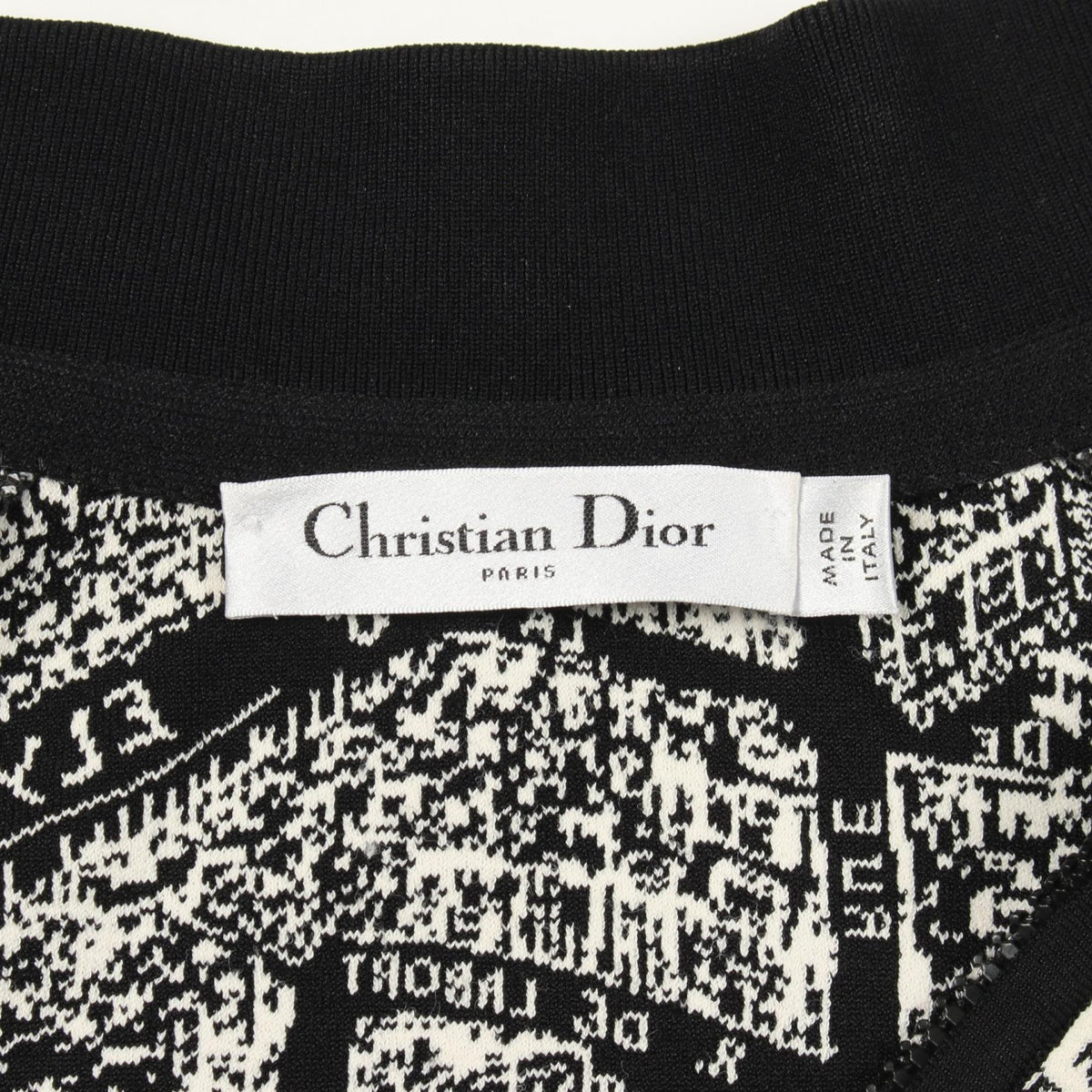 Dior Plan de Paris Cropped Jacket Black Size F36