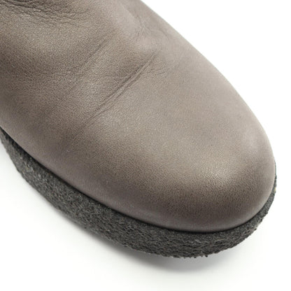GIORGIO ARMANI Brown Shearling Long Boots Size 38.5